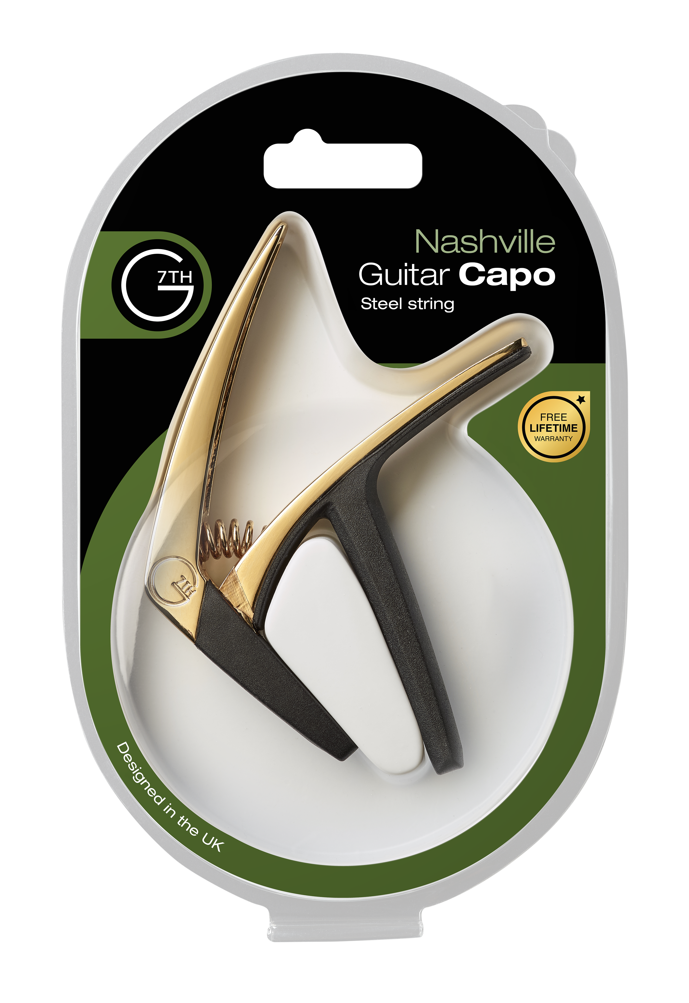 Nashville (Steel String 18kt Gold Plate) packaging