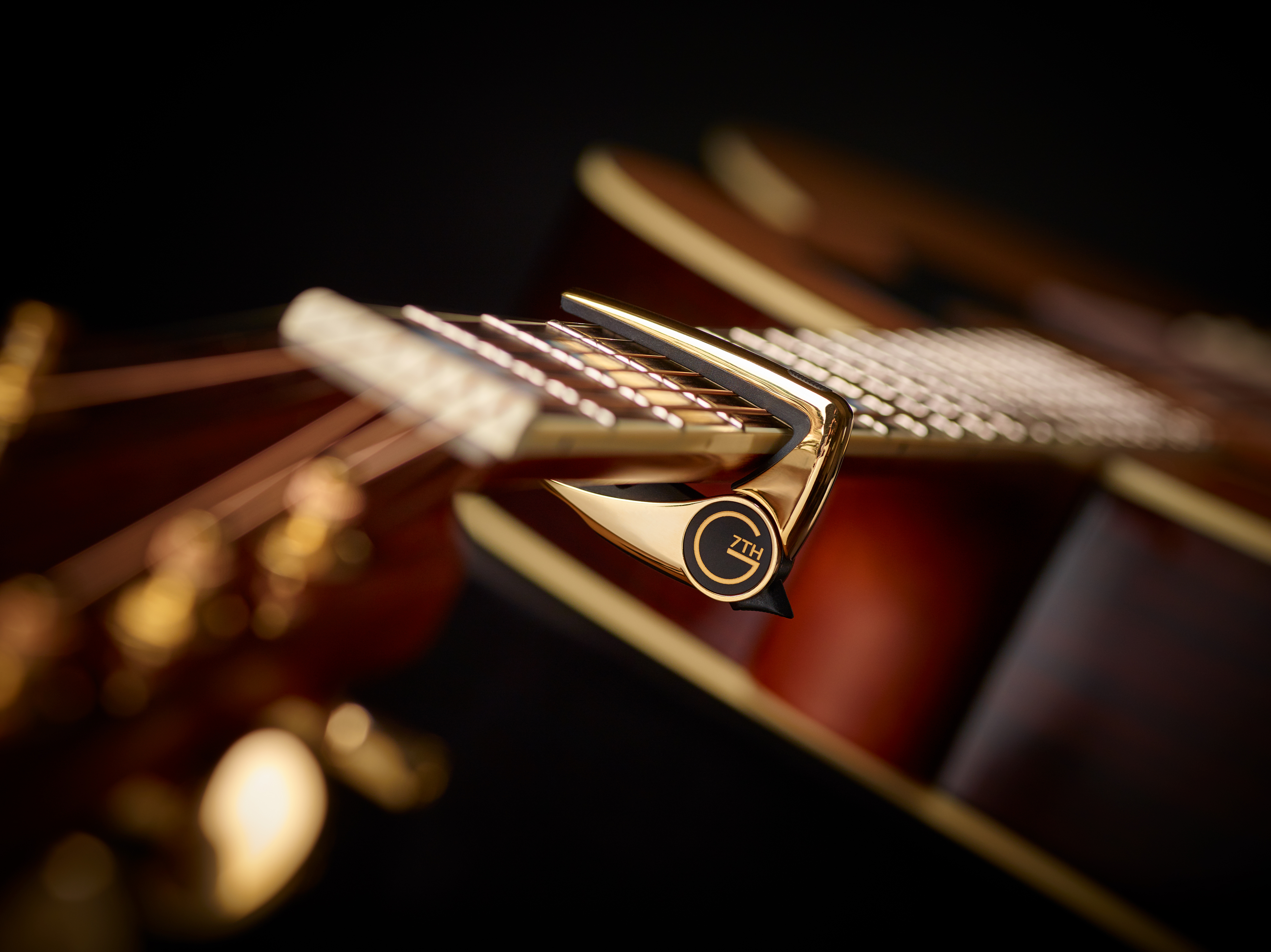 Performance 2 (Steel String 18kt Gold Plate) on guitar