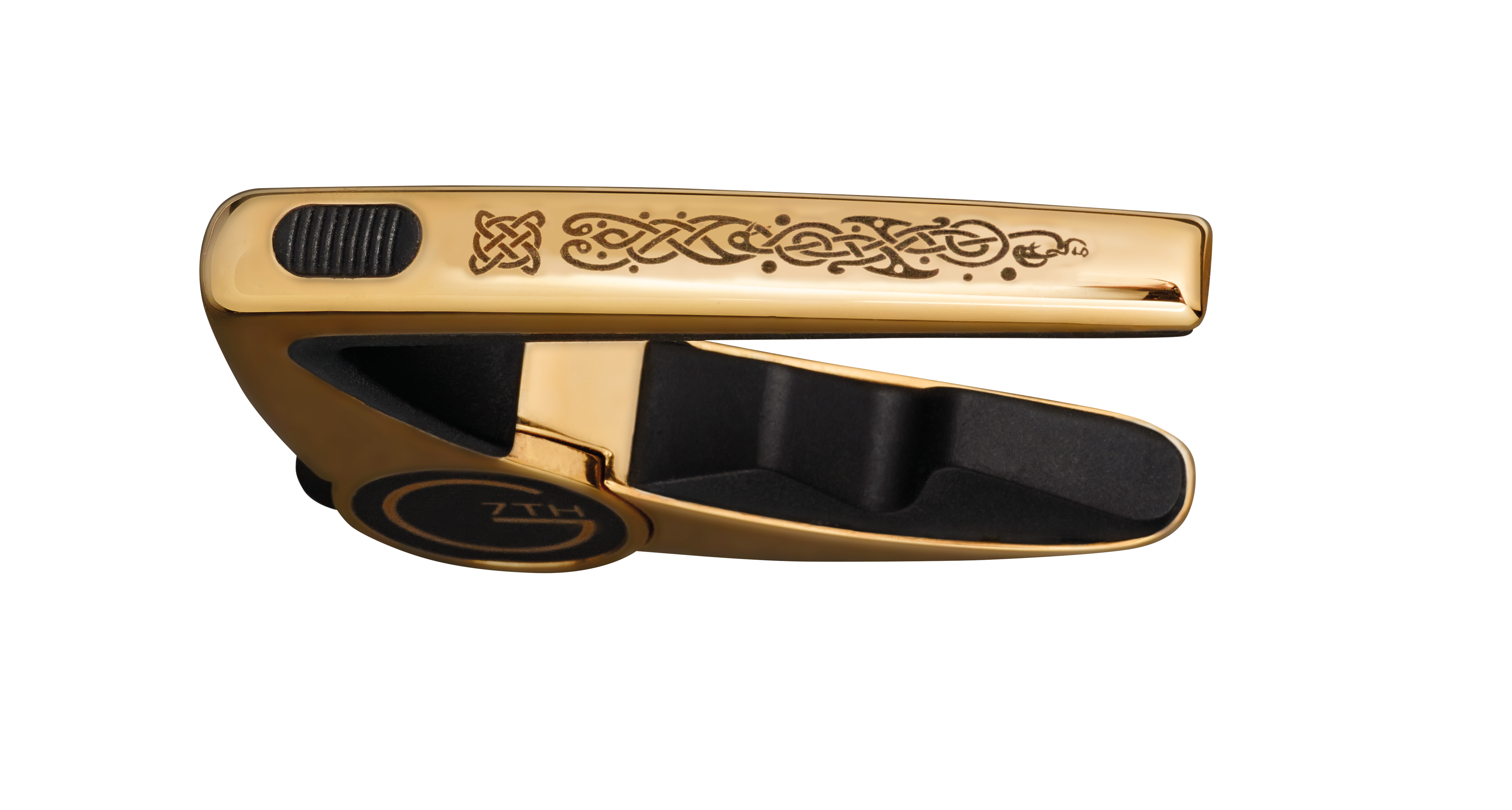 Gold Celtic top detail