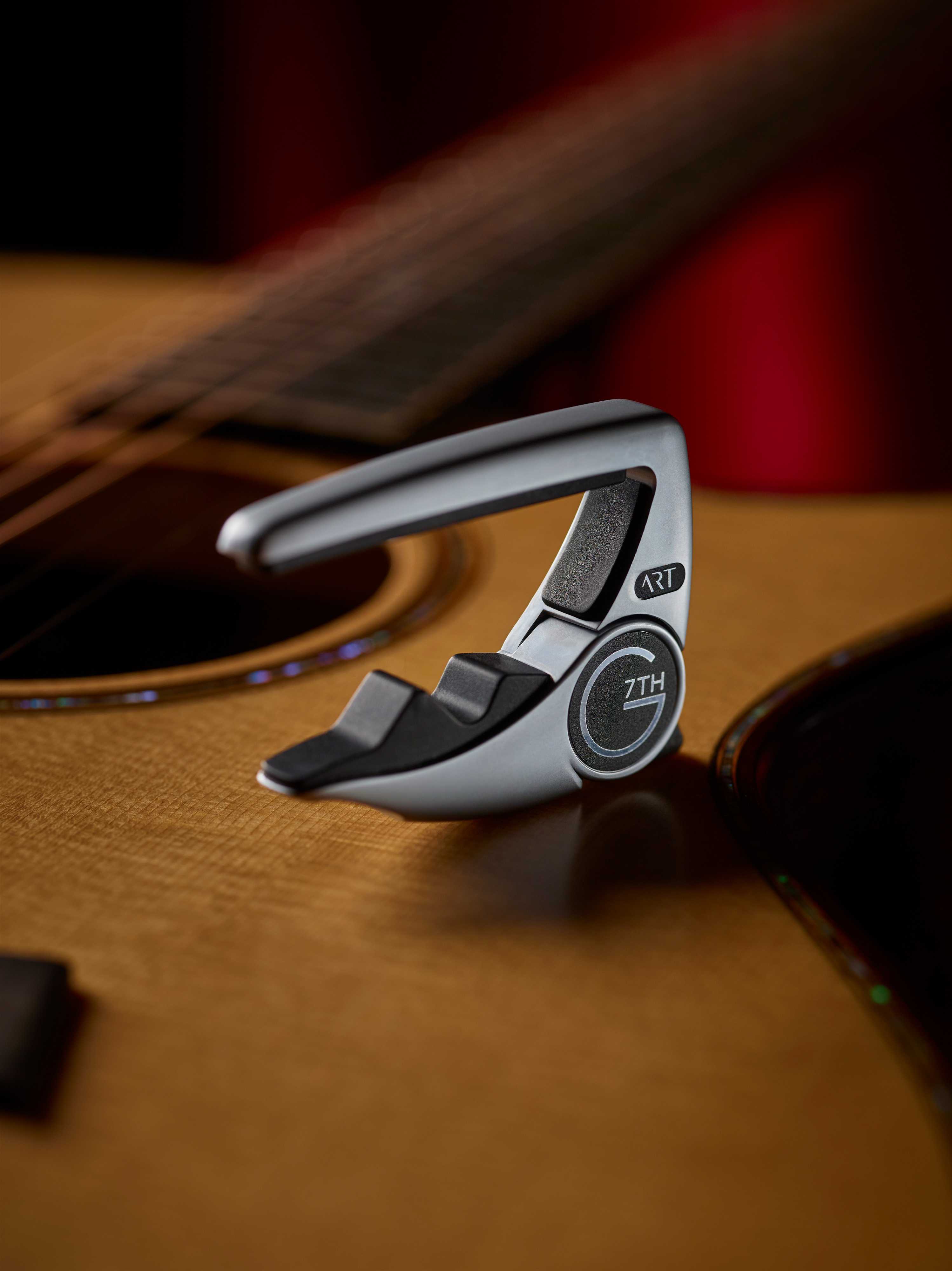 Performance 3 (Steel String Silver) on acoustic guitar body